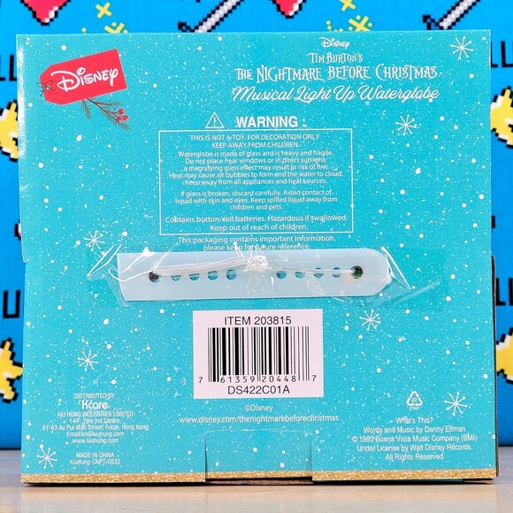 Disney's The Nightmare Before Christmas Jack & Zero Musical SnoMotion WaterGlobe - Picture 4 of 12